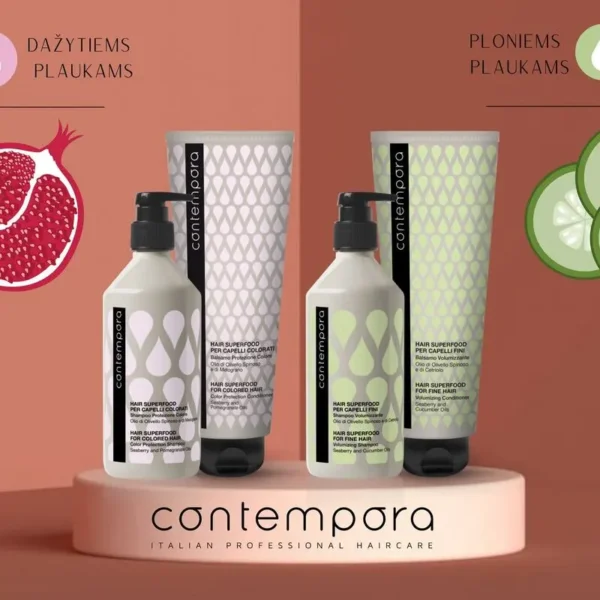 barex contempora kondicionierius ploniems plaukams