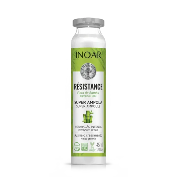 INOAR Resistance Fibra de Bambu Ampola – ampulė pažeistiems plaukams