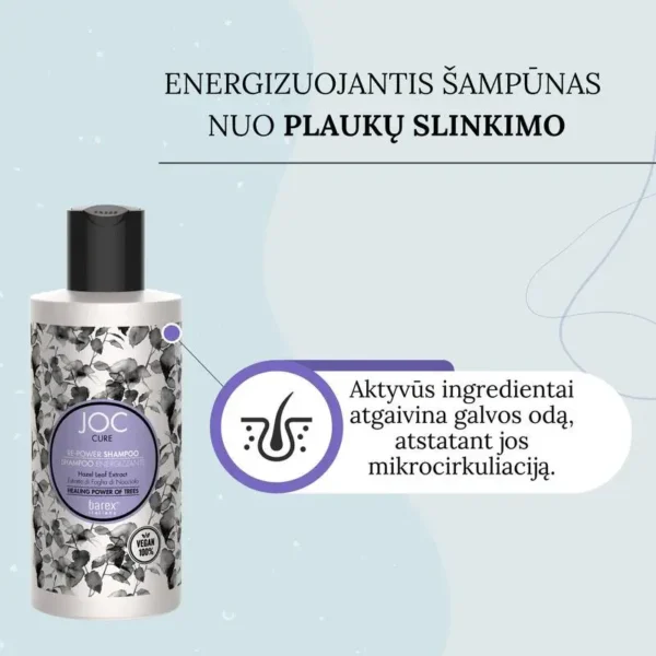 BAREX Energizuojantis Šampūnas Nuo Plaukų Slinkimo