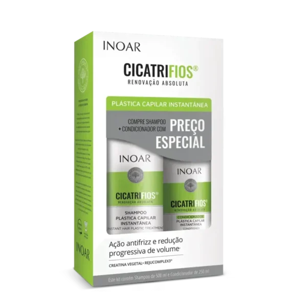inoar cicatrifios duo kit rinkinys plaukams