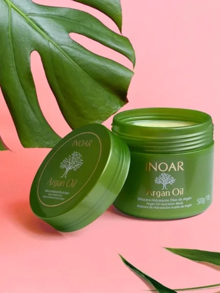 INOAR Argan Oil Intensyviai drėkinanti plaukų kaukė