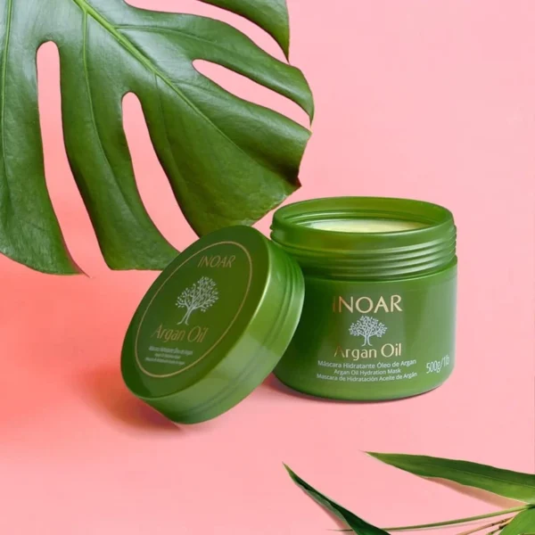 INOAR Argan Oil Intensyviai drėkinanti plaukų kaukė