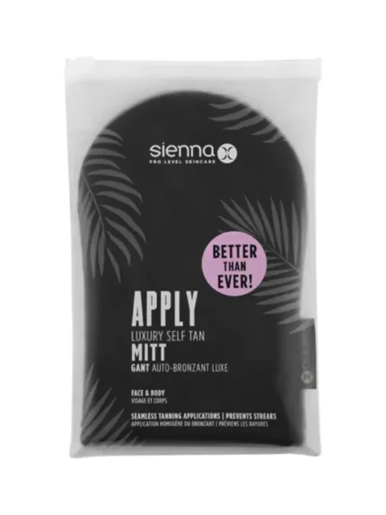 sienna x pirštinė savaiminio įdegio priemonei dengti