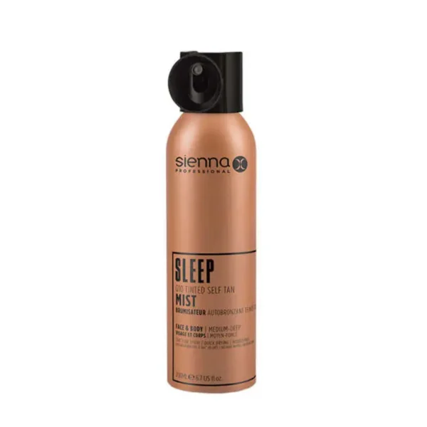 SIENNA-X SELF TAN Q10 TINTED MIST – SAVAIMINIO ĮDEGIO DULKSNA SU Q10