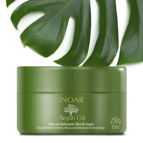 INOAR Argan Oil Intensyviai drėkinanti plaukų kaukė