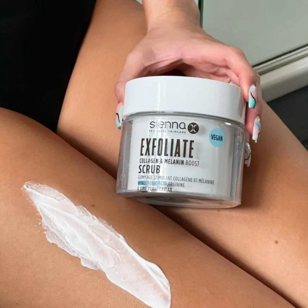 SIENNA X Drėkinantis Šveitiklis su Kolagenu ir Melaninu 180 ml - Image 2