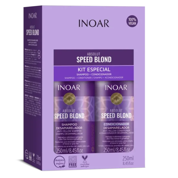 INOAR Speed Blond Duo Kit rinkinys šviesiems plaukams