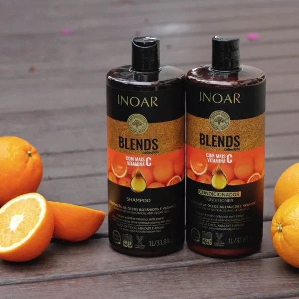 INOAR Blends Plaukų šampūnas su vitaminu C