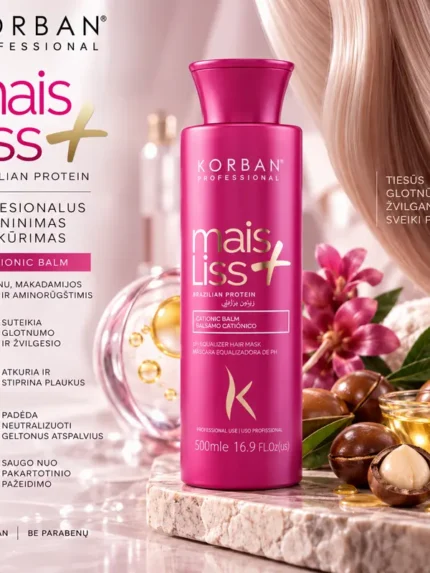 KORBAN Professional Mais Liss Balm Plaukų Balzamas