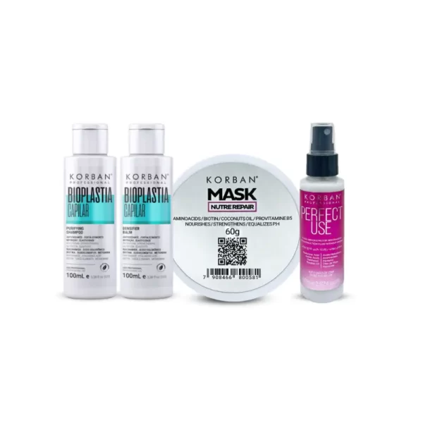 KORBAN Bioplastia Capilar Intensyvus Atstatantis Šampūnas - Image 3