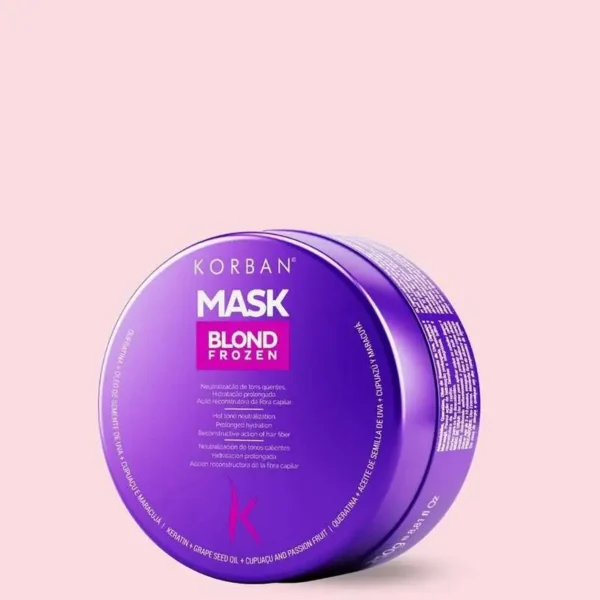 korban blond frozen mask