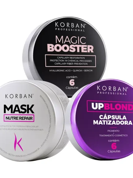 KORBAN Magic Booster kapsulės pažeistiems plaukams
