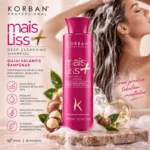 KORBAN Mais Liss Cleansing Giliai Valantis Šampūnas