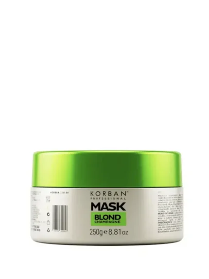 KORBAN Mask Blond Champagne Šviesių Plaukų Kaukė