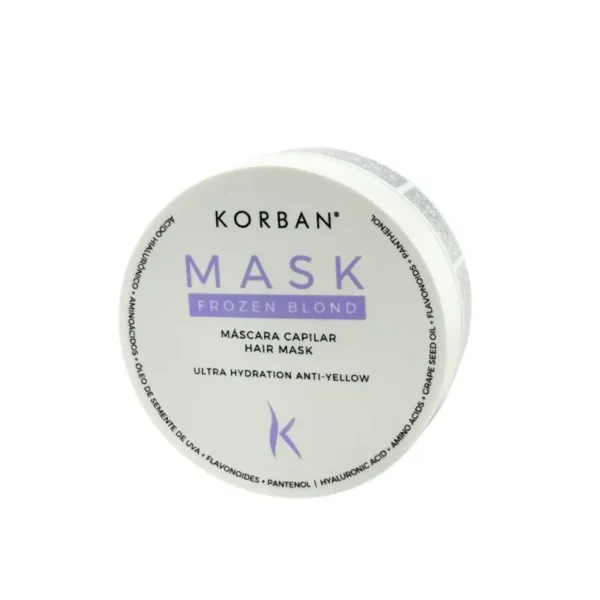 KORBAN Mask Blond Frozen Kaukė šviesiems plaukams