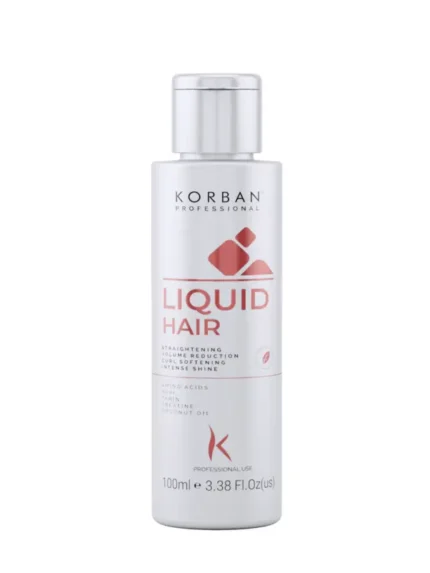 KORBAN Liquid Hair Blizgesio, Tiesinimo Efekto Procedūra