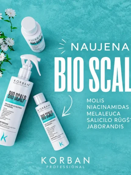 KORBAN Professional Bio Scalp Detox Galvos Odos Pilingas