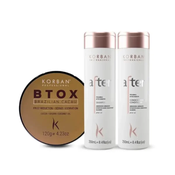 kprban-btox-brazilian-cacau-120-g-1 KORBAN Btox Brazilian Cacau Plaukus Atstatanti Procedūra 120 g - Image 5