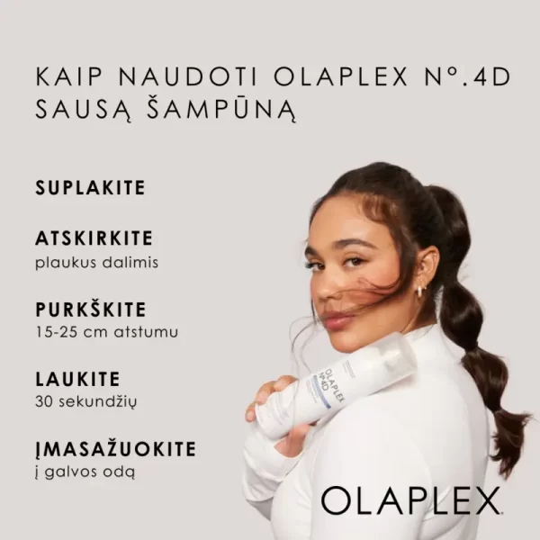 OLAPLEX No 4D Dry Shampoo Sausas Šampūnas 50 ml - 250 ml - Image 3