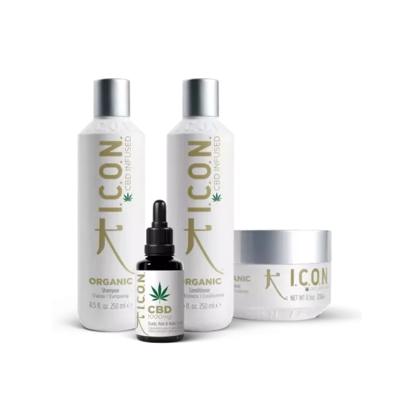 ICON CBD Infused Organic Shampoo Ekologiškas Šampūnas - Image 3