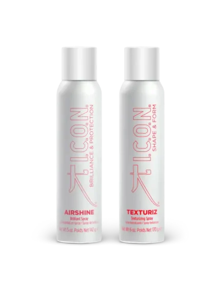ICON Airshine Brilliant Spray Purškiamas Plaukų Blizgesys 142 g