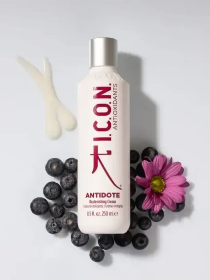 icon antidote nenuplaunamas antioksidacinis plaukų kremas