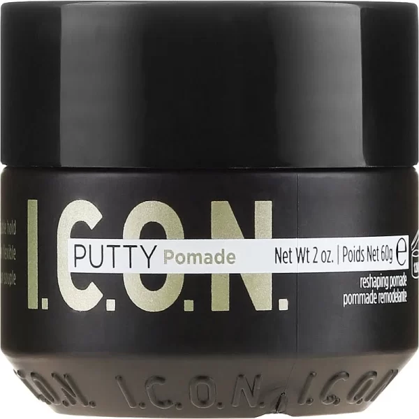ICON Putty Pomade Plaukų Formavimo Kremas 60 g - Image 2