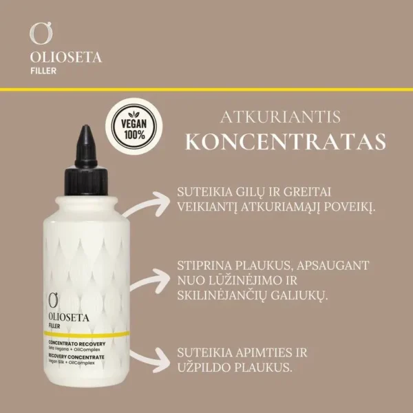 BAREX Atkuriantis koncentratas OLIOSETA Protein Filler 250 ml - Image 4