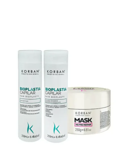 korban rinkinys bioplastia capilar shampoo