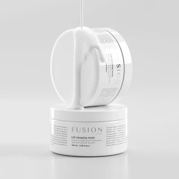 FUSION Lift Sleeping Mask Maitinamoji Kaukė su Hialuronu 100 ml - Image 3