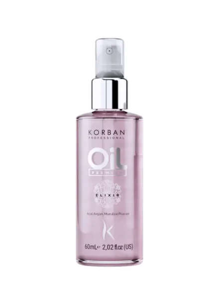 KORBAN Oil Premium Elixir Nenuplaunamas Serumas Plaukams