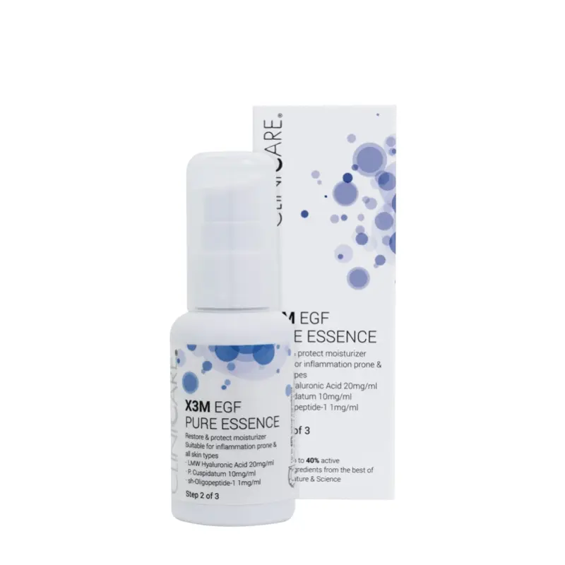 clinicare-x3m-egf-pure-essence-drekinamoji-esensija-Lucone-Beauty-Shop CLINICARE X3M EGF Pure Essence Drėkinamoji Esencija