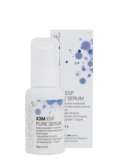 CLINICCARE X3M EGF Pure Serum Drėkinamasis Serumas