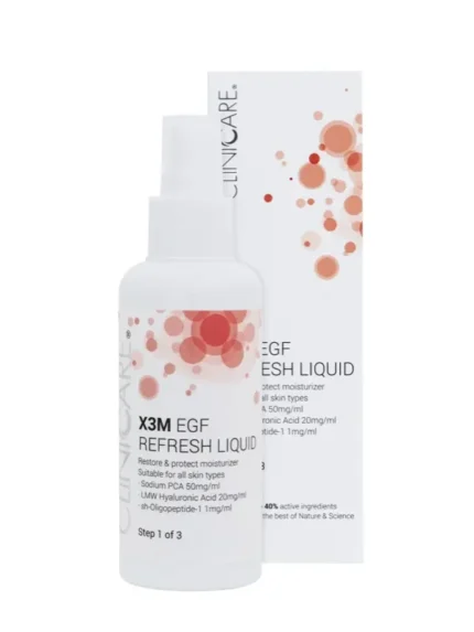 CLINICCARE X3M EGF Refresh Liquid Gaivinantis Tonikas