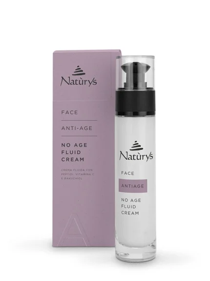 Naturys No Age Fluid Cream Kremas prieš odos senėjimą