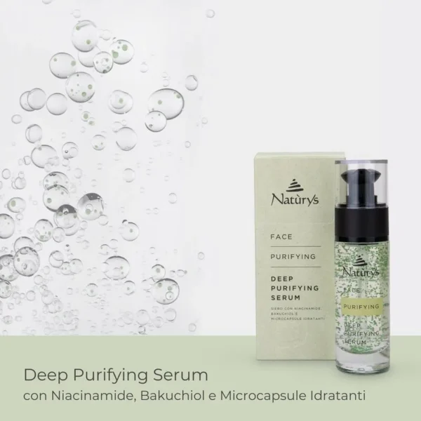 Naturys Deep Purifying Serum Giliai valantis serumas