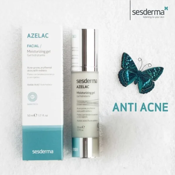 SESDERMA Azelac Gel Raudonį Mažinantis Veido Gelis
