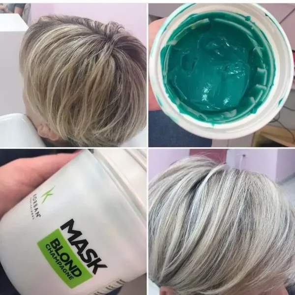 korban-mask-blond-champagne-sviesiu-plauku-kauke-lucone KORBAN Mask Blond Champagne Kaukė Šviesiems Plaukams - Image 4