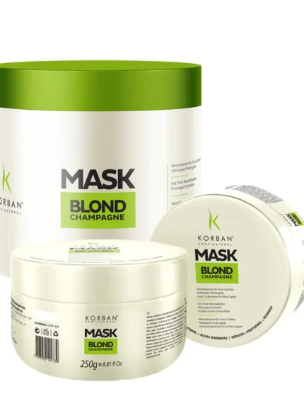 KORBAN Mask Blond Champagne Šviesių Plaukų Kaukė