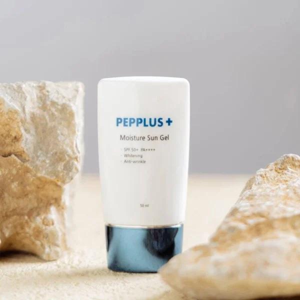 PEPPLUS Moisture Sun Gel Apsauginis Gelis su SPF50