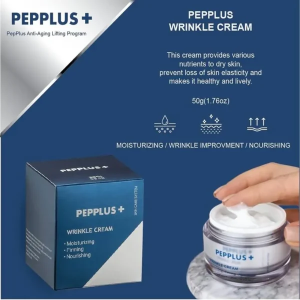 PEPPLUS Wrinkle Cream Stangrinantis Veido Kremas 50 ml - Image 4