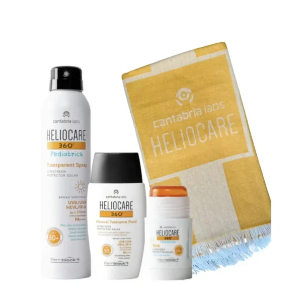 HELIOCARE 360 SPF 50+ Rinkinys + Rankšluostis