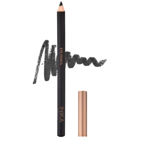 INIKA Organic Eye Pencil BLACK Juodas Akių Pieštukas