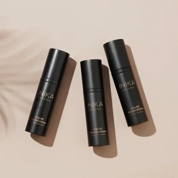 INIKA Organic Liquid Foundation NUDE Makiažo Bazė 30 ml - Image 5