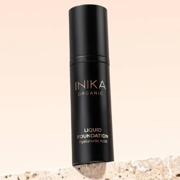 INIKA Organic Liquid Foundation NUDE Makiažo Bazė 30 ml - Image 4