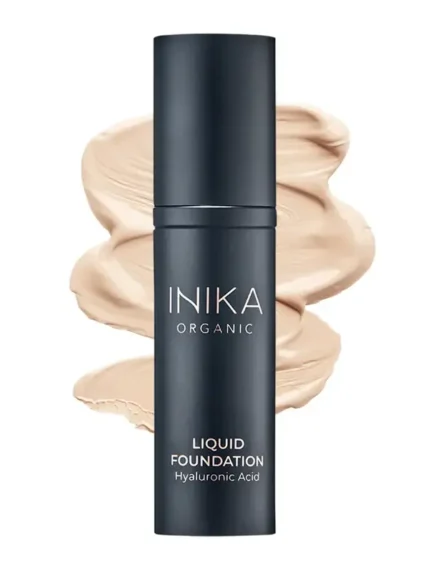 INIKA Organic Liquid Foundation NUDE Makiažo Bazė