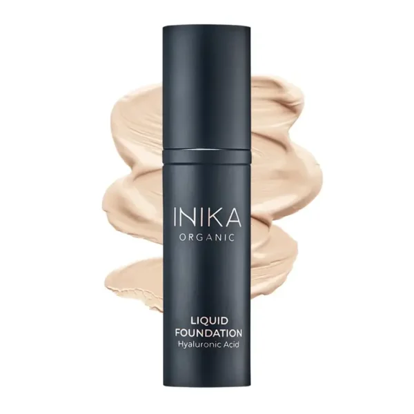 INIKA Organic Liquid Foundation NUDE Makiažo Bazė