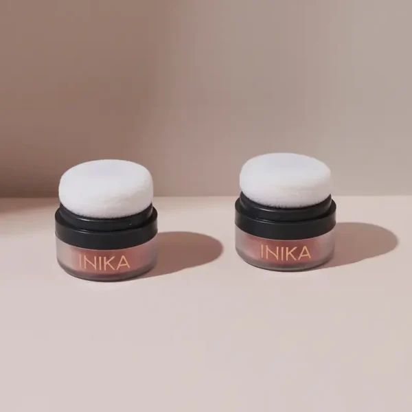 INIKA Organic Mineral Blush Puff Pot Mineraliniai Skaistalai