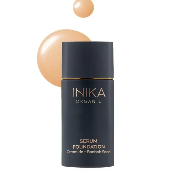 INIKA Organic Serum Foundation Makiažo Bazė BRILLIANT