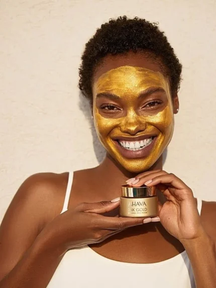 AHAVA 24K Mineral Mud Mask Aukso Purvo Kaukė